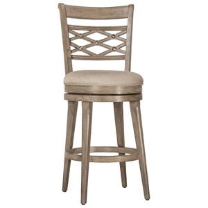 Hillsdale Wood Stools Swivel Counter Stool